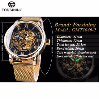 Masterpiece in Motion: Forsining Mechanical Skeleton Watch