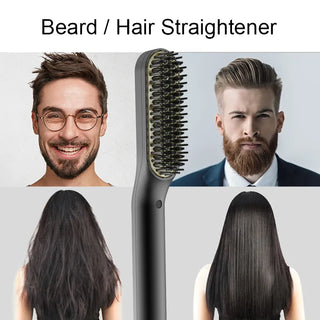 Unleash Your Style: ANLAN's Quick Hair Styler for Men's Beards