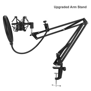 Scissor Arm Stand For Bm800 Microphone Stand With A Spider Cantilever Bracket Universal Shock Mount Mic Holder